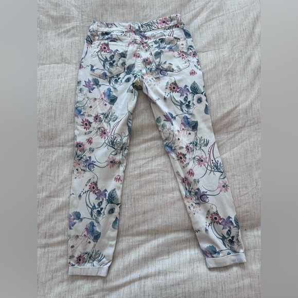 Dear John Denim Floral Print Women's Skinny Jeans size 26 petite - Picture 6 of 6